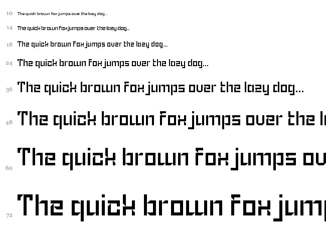 Peking Assignment font waterfall